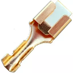 Клемма ножевая 6.3мм (F) медная провод 1-1.5 100шт. - миниатюра 3