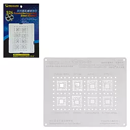 BGA трафарет (для реболлинга) Mechanic S24-82 spreadtrum series CPU 1 - фото BGA трафарет (для реболлинга) Mechanic S24-82 spreadtrum series CPU 1