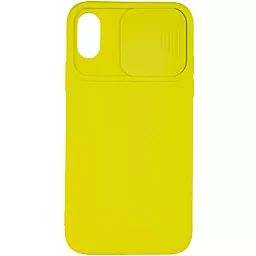 Чохол Epik Camshield Square Apple iPhone X, iPhone XS Yellow - мініатюра 2