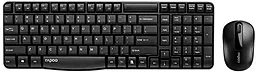 Комплект (клавіатура+мишка) Rapoo X1800S Black