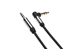 Аудіо кабель 2E L-shaped Coiled AUX mini Jack 3.5mm M/M Cable 1.8 м black - мініатюра 3