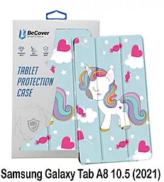 Чехол для планшета BeCover Smart Case для Samsung Galaxy Tab A8 10.5 (2021) Unicorn (707578) - фото Чехол для планшета BeCover Smart Case для Samsung Galaxy Tab A8 10.5 (2021) Unicorn (707578)