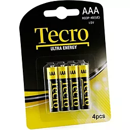 Батарейки Tecro AAA (R03) 4шт R03P-4B(UE)