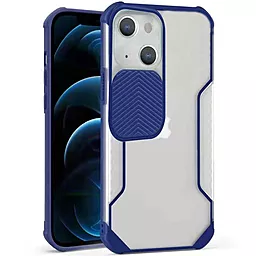 Чехол Epik Camshield matte Ease TPU со шторкой для Apple iPhone 13 (6.1")  Синий