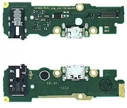 Нижняя плата Tecno POP 4 / POP 4 BC2 с разъемом зарядки, с разъемом наушников, с микрофоном, Original - фото Нижняя плата Tecno POP 4 / POP 4 BC2 с разъемом зарядки, с разъемом наушников, с микрофоном, Original