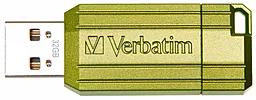 Флешка Verbatim PinStripe 32GB USB 2.0 Euc (49958) Green - миниатюра 2