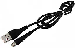 Кабель Walker C570 USB-A - micro USB 12w 2.4a 1м cable Black - фото Кабель Walker C570 USB-A - micro USB 12w 2.4a 1м cable Black