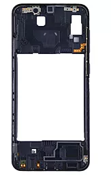 Рамка корпусу Samsung Galaxy A20 2019 A205 Original Black - мініатюра 2