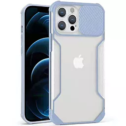 Чехол Epik Camshield matte Ease TPU со шторкой для Apple iPhone 12, iPhone 12 Pro (6.1") Сиреневый
