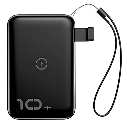 Повербанк Baseus Mini S Bracket Wireless 10000mAh 18W Black (PPXFF10W-01) - фото Повербанк Baseus Mini S Bracket Wireless 10000mAh 18W Black (PPXFF10W-01)