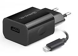 Сетевое зарядное устройство REAL-EL CH-217 2.1a home charger + Lightning cable black (EL123160016) - фото Сетевое зарядное устройство REAL-EL CH-217 2.1a home charger + Lightning cable black (EL123160016)
