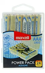 Батарейки Maxell POWER PACK AAA / LR03 Alkaline 24шт. (M-790268.04.CN) - фото Батарейки Maxell POWER PACK AAA / LR03 Alkaline 24шт. (M-790268.04.CN)