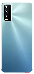 Задняя крышка корпуса Vivo Y20 со стеклом камеры Original Purist Blue - фото Задняя крышка корпуса Vivo Y20 со стеклом камеры Original Purist Blue