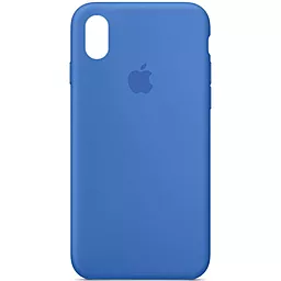 Чехол Silicone Case Full для Apple iPhone XR Capri Blue