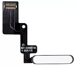 Шлейф Apple iPad Air 4 2020, с кнопкой включения, со сканером отпечатка пальца Silver Original - фото Шлейф Apple iPad Air 4 2020, с кнопкой включения, со сканером отпечатка пальца Silver Original