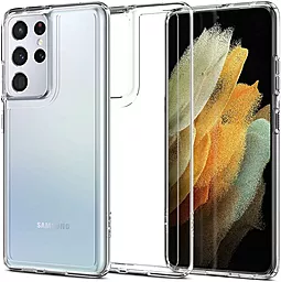 Чехол Spigen для Samsung Galaxy S21 Ultra - Ultra Hybrid, Crystal Clear (ACS02351)
