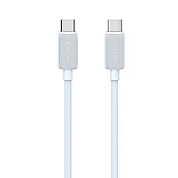 Кабель Usams US-SJ691 USB Type-C - Type-C 60w 3a 1м PD cable Blue - фото Кабель Usams US-SJ691 USB Type-C - Type-C 60w 3a 1м PD cable Blue