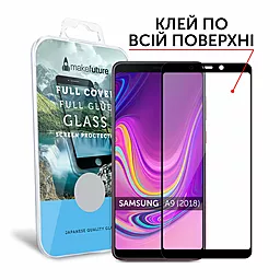 Защитное стекло MAKE Full Cover Full Glue Samsung A920 Galaxy A9 2018 Black (MGFCFGSA920B)