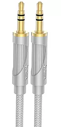 Аудио кабель Hoco UPA30 AUX mini Jack 3.5mm M/M cable 1 м gray