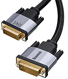 Видеокабель DVI-D (24+1) 2k 60hz 1m black/gray (CAKSX-Q) Baseus