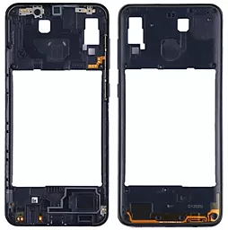 Рамка корпуса Samsung Galaxy A20 2019 A205 Original Black - фото Рамка корпуса Samsung Galaxy A20 2019 A205 Original Black