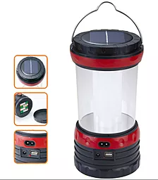 Ліхтарик акумуляторний Yajia YJ-5835 XT (30LED) SOLAR Power bank - фото Ліхтарик акумуляторний Yajia YJ-5835 XT (30LED) SOLAR Power bank