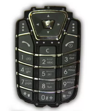 Клавіатура Samsung E720 Black - фото 1