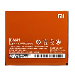 Акумулятор для Xiaomi Redmi 1S / BM41 (2000 mAh) - фото Акумулятор для Xiaomi Redmi 1S / BM41 (2000 mAh)