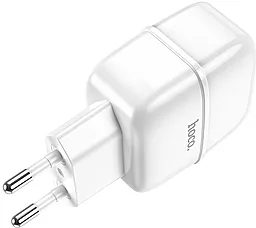 Сетевое зарядное устройство Hoco C77A 2.4a 2xUSB-A ports charger + micro USB cable white - миниатюра 7 Сетевое зарядное устройство Hoco C77A 2.4a 2xUSB-A ports charger + micro USB cable white - миниатюра 7