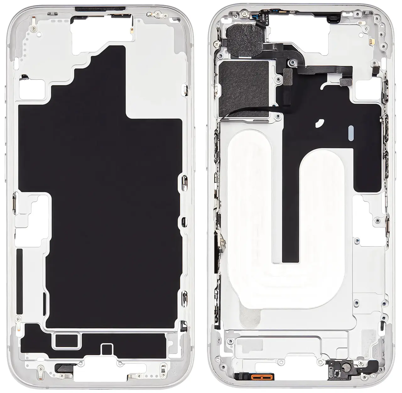 Рамка корпуса Apple iPhone 16 USA version, Original White - фото 1