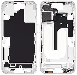 Рамка корпуса Apple iPhone 16 USA version, Original White - фото Рамка корпуса Apple iPhone 16 USA version, Original White