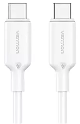Кабель Vention USB Type-C - Type-C 60w 3a 2м PD cable White (TRCWH) - фото Кабель Vention USB Type-C - Type-C 60w 3a 2м PD cable White (TRCWH)