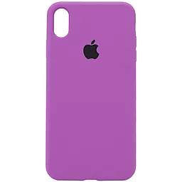 Чохол Silicone Case Full для Apple iPhone X, iPhone XS Purple