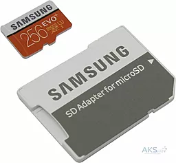 Карта памяти Samsung microSDXC 256GB EVO Plus Class 10 UHS-1 U3 + SD-адаптер (MB-MC256D)