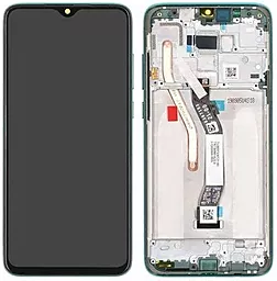 Дисплей Xiaomi Redmi Note 8 Pro (индийская версия) с тачскрином и рамкой, Green