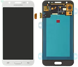 Дисплей Samsung Galaxy J5 J500 2015 з тачскріном, (OLED), White