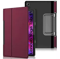 Чехол для планшета BeCover Smart Case для Lenovo Yoga Tab 11 YT-706F Red Wine (708719) - фото Чехол для планшета BeCover Smart Case для Lenovo Yoga Tab 11 YT-706F Red Wine (708719)