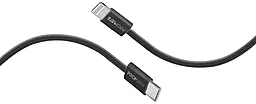 Кабель Promate USB Type-C - Lightning 27w 3a 1.2м PD сable Black - фото Кабель Promate USB Type-C - Lightning 27w 3a 1.2м PD сable Black
