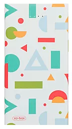 Повербанк XO PB28 13000 mAh White Figures - фото Повербанк XO PB28 13000 mAh White Figures