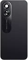 Задняя крышка корпуса Oppo A18 со стеклом камеры Glowing Black - фото Задняя крышка корпуса Oppo A18 со стеклом камеры Glowing Black