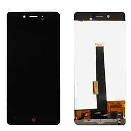 Дисплей ZTE Nubia Z11 с тачскрином, Black - фото Дисплей ZTE Nubia Z11 с тачскрином, Black