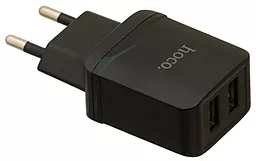 Сетевое зарядное устройство Hoco C33A Little Superior 2USB/2.4A MicroUSB Set Black - миниатюра 3