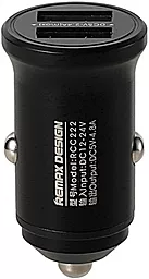 Автомобильное зарядное устройство Remax RCC222 2.4a 2xUSB-A ports car charger Black - фото Автомобильное зарядное устройство Remax RCC222 2.4a 2xUSB-A ports car charger Black