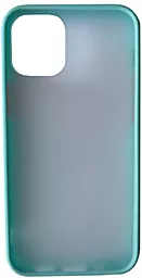 Чехол 1TOUCH Gingle Matte для Apple iPhone 12, iPhone 12 Pro Sky Blue/Red