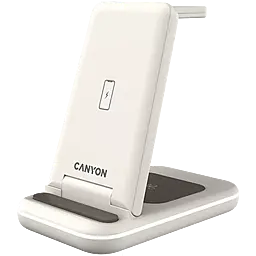Беспроводная док-станция Canyon WS-304 Foldable 3-in-1 15w wireless charger white (CNS-WCS304CL) - фото Беспроводная док-станция Canyon WS-304 Foldable 3-in-1 15w wireless charger white (CNS-WCS304CL)