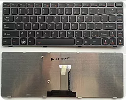 Клавиатура для ноутбука Lenovo Y480 Y485 подсветка клавиш черная
