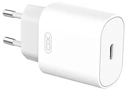 Сетевое зарядное устройство XO L91EU 25w USB-C ports fast charger white