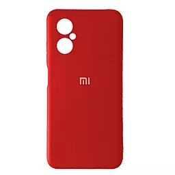 Чохол 1TOUCH Silicone Case Full для Xiaomi Redmi Note 11R/Poco M4 5G Red