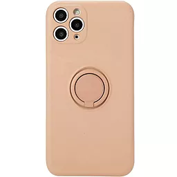 Чехол Epik TPU Candy Ring Full Camera для Apple iPhone 12 Pro (6.1")  Розовый / Pink Sand
