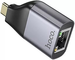 Кабель (шлейф) Hoco UA35 Type-C - RJ45 grey - миниатюра 4 Кабель (шлейф) Hoco UA35 Type-C - RJ45 grey - миниатюра 4